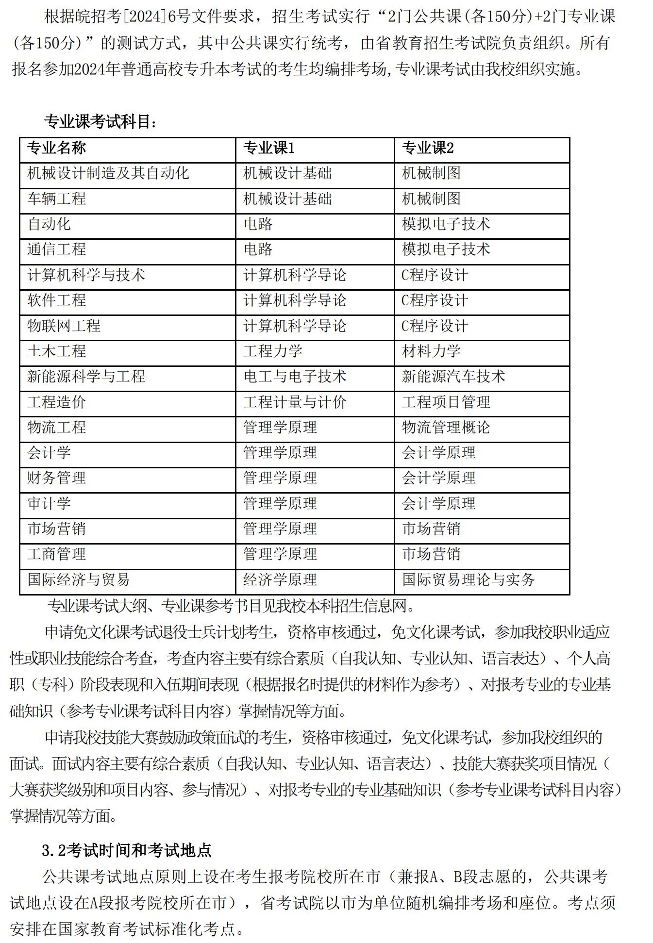 安徽工业大学2024年普通高校专升本招生章程_06